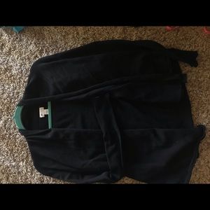 Black cardigan